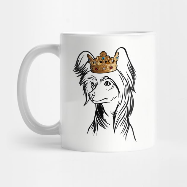 Chinese Crested Dog King Queen Wearing Crown by millersye